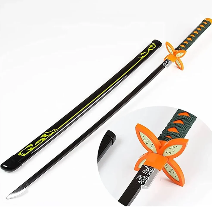 Shinobu Kocho – Demon Slayer Butterfly Nichirin – Wooden Katana Replica (104 cm)