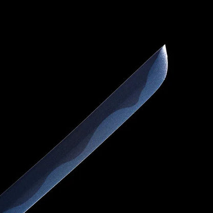 Valorant Inspired Blue Blade – Wooden Katana Replica (104 cm)