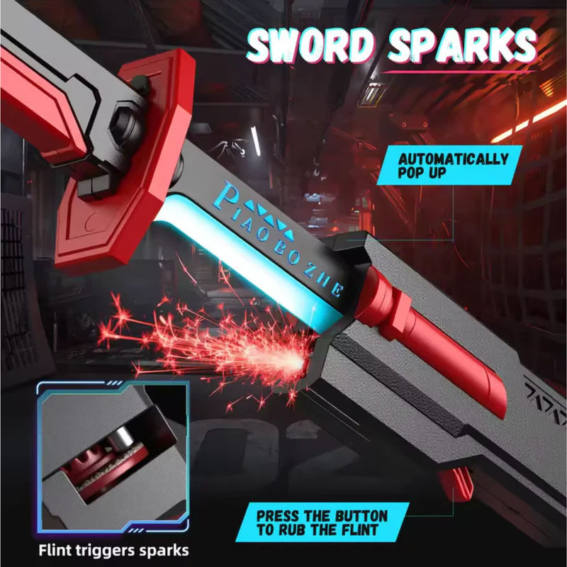 Spark FX Katana – Sparkling LED Smoke Effect Katana Replica (104 cm)
