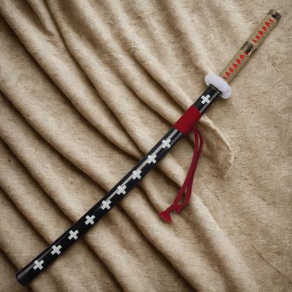 Trafalgar D. Law Kikoku Golden Wooden Katana
