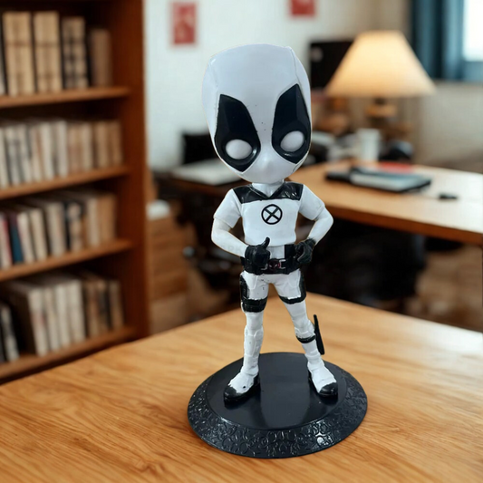 White Deadpool Q-Posket action figure – premium Marvel collectible for fans